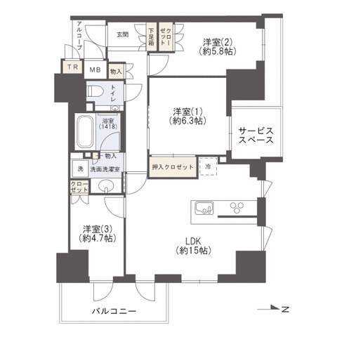 間取り：327002755592