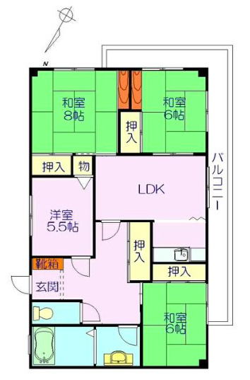 間取り：343000095504