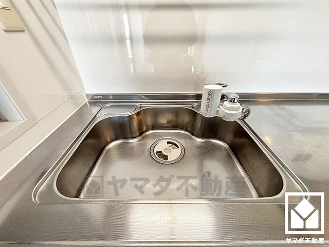 清潔感あふれるシンクで、毎日を気持ちよくスタート。