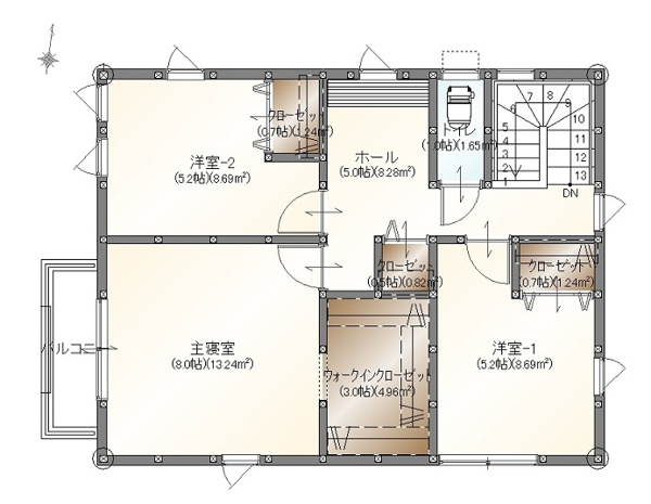 【則松三丁目（2期）の間取り】
