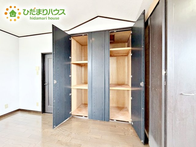 各居室にはしっかりと収納を完備！