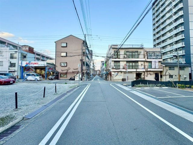 現地の前面道路♪幅員約7.1ｍ♪