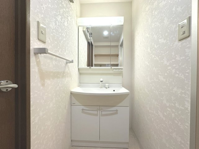 身支度用品をまとめやすい洗面スペース