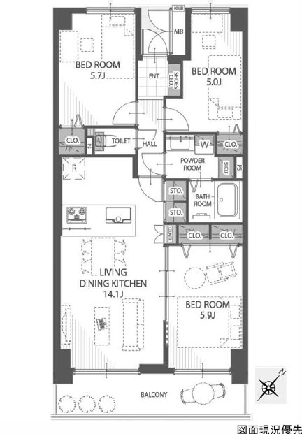 間取り：334000204063