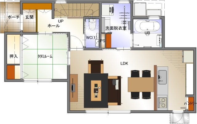 1階平面図