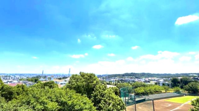 スカイツリーまで見渡せます。リゾートマンションのような眺望です。夜には都心の光がイルミネーションのように眺望を彩ります。