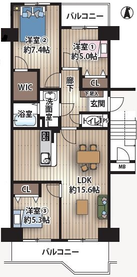 間取り：328000624165