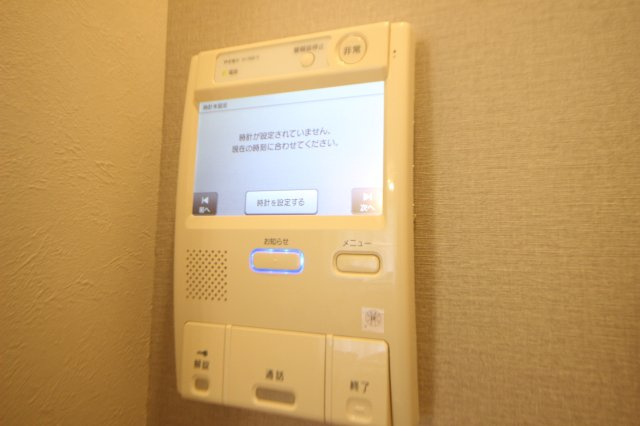 エントランスの来訪者とやり取りができるTVモニターホン