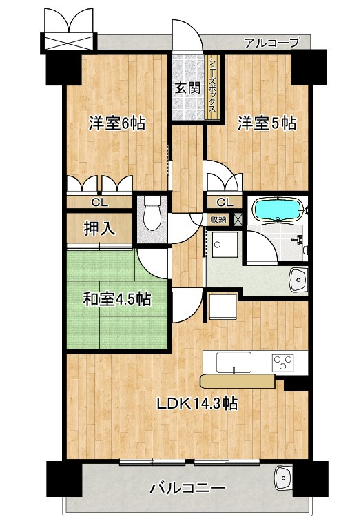 間取り：327002135976