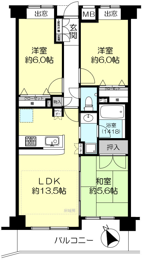 間取り：328000523627