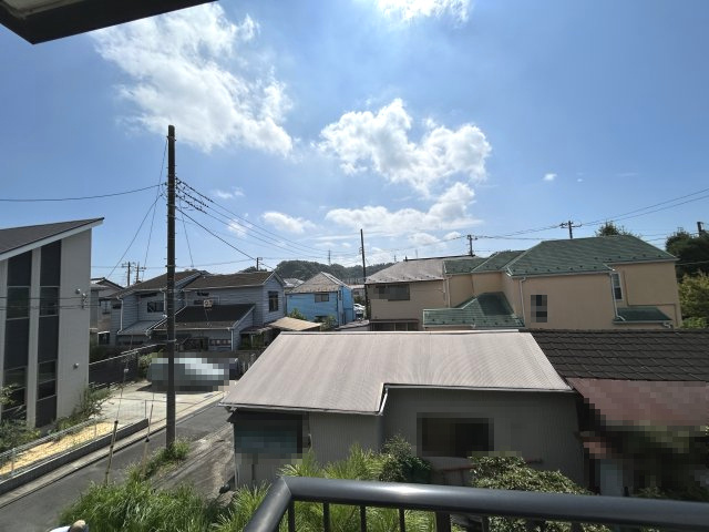 バルコニーからの眺望です。