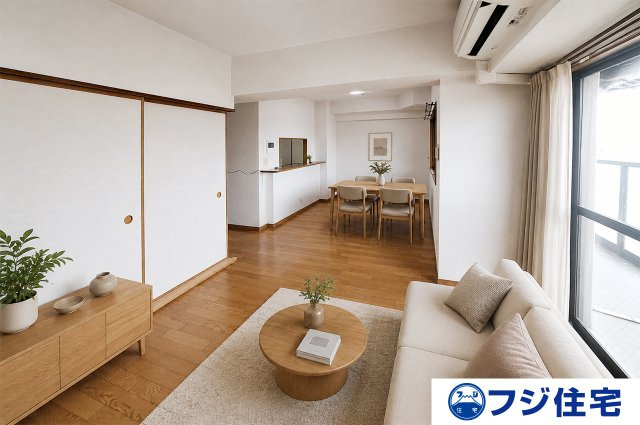 ※バーチャルステージング画像（AI合成）です。合成された家具等は販売価格に含まれません。