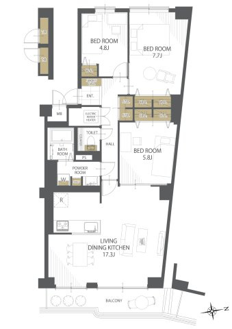 間取り：328000596784