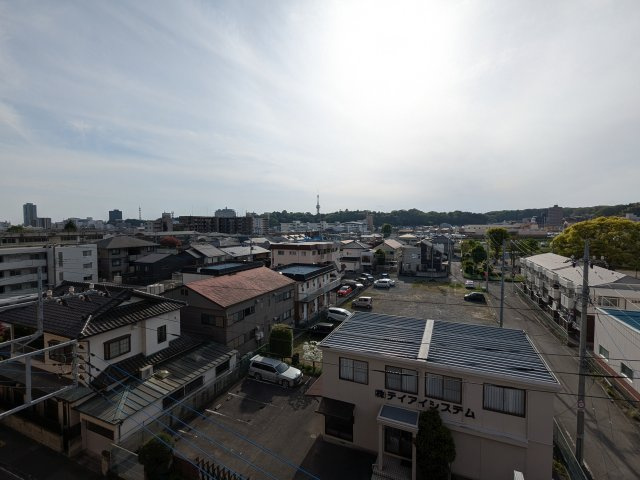 現地写真：八幡山ビューです