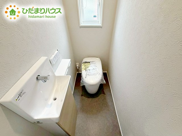 1・2階にトイレあるため、同時に利用でき混雑を避けられますね