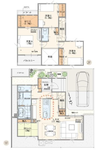 【練馬区立野町　最終1棟　オール電化×ハイグレード住宅の間取り】