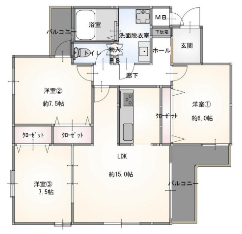 間取り：328000651408