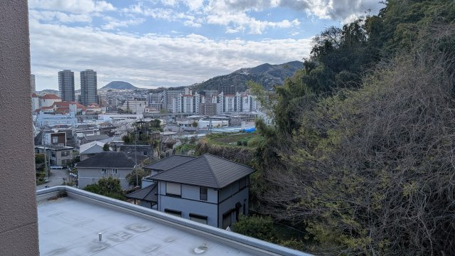 南側和室よりの眺望