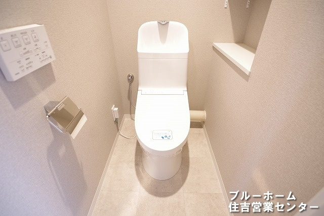 清潔感を保つ温水洗浄便座です！