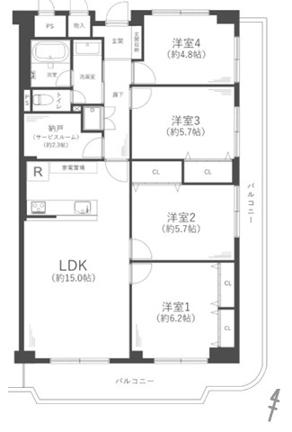間取り：328000679497