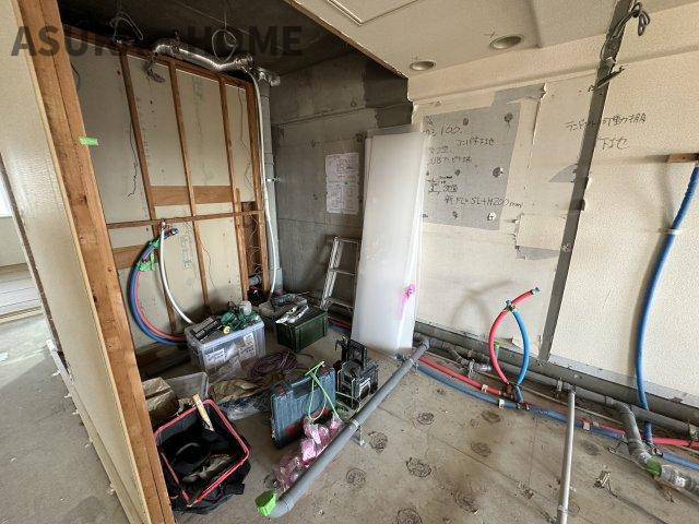 風呂・ユニットバスや洗面化粧台も新規設置です。