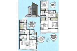 新築/朝霞市三原3丁目 第2全1棟の間取り