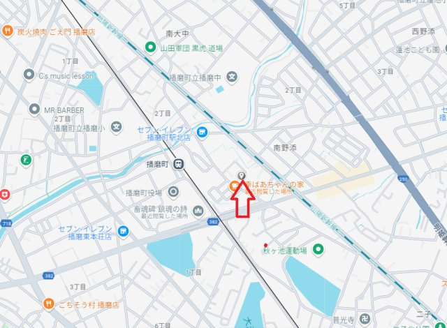 山電播磨町駅、生活便利です。
