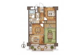 タカギ青梅橋マンションの間取り