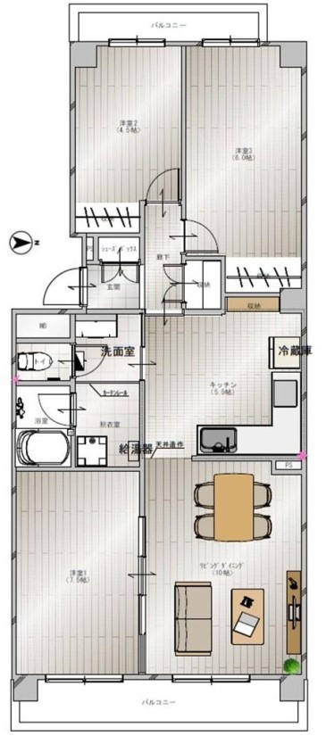 間取り：313004560192