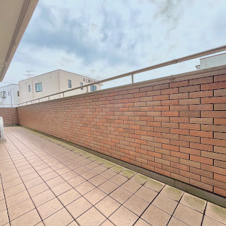 開放感のあるバルコニーです