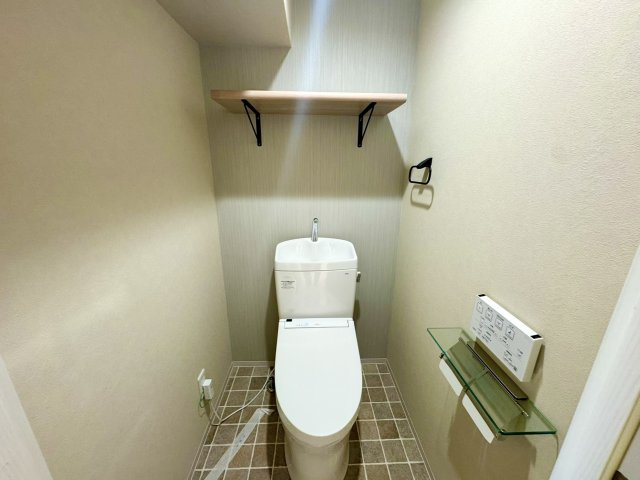 清潔感のあるトイレです