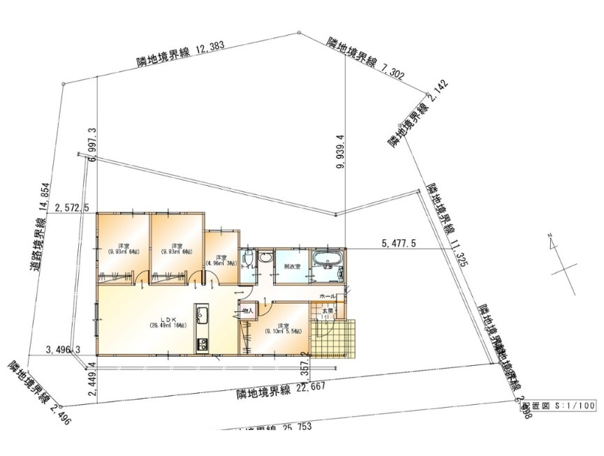 区画図