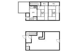 香寺町中仁野店舗戸建の間取り