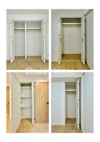 居室にはクローゼットを完備し、自由度の高い家具の配置が叶うシンプルな空間です。お子様の成長と必要になる子供部屋を与えるにはぴったりの間取りですね。
