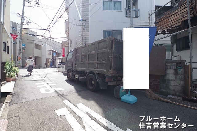 別角度からの前面道路です！