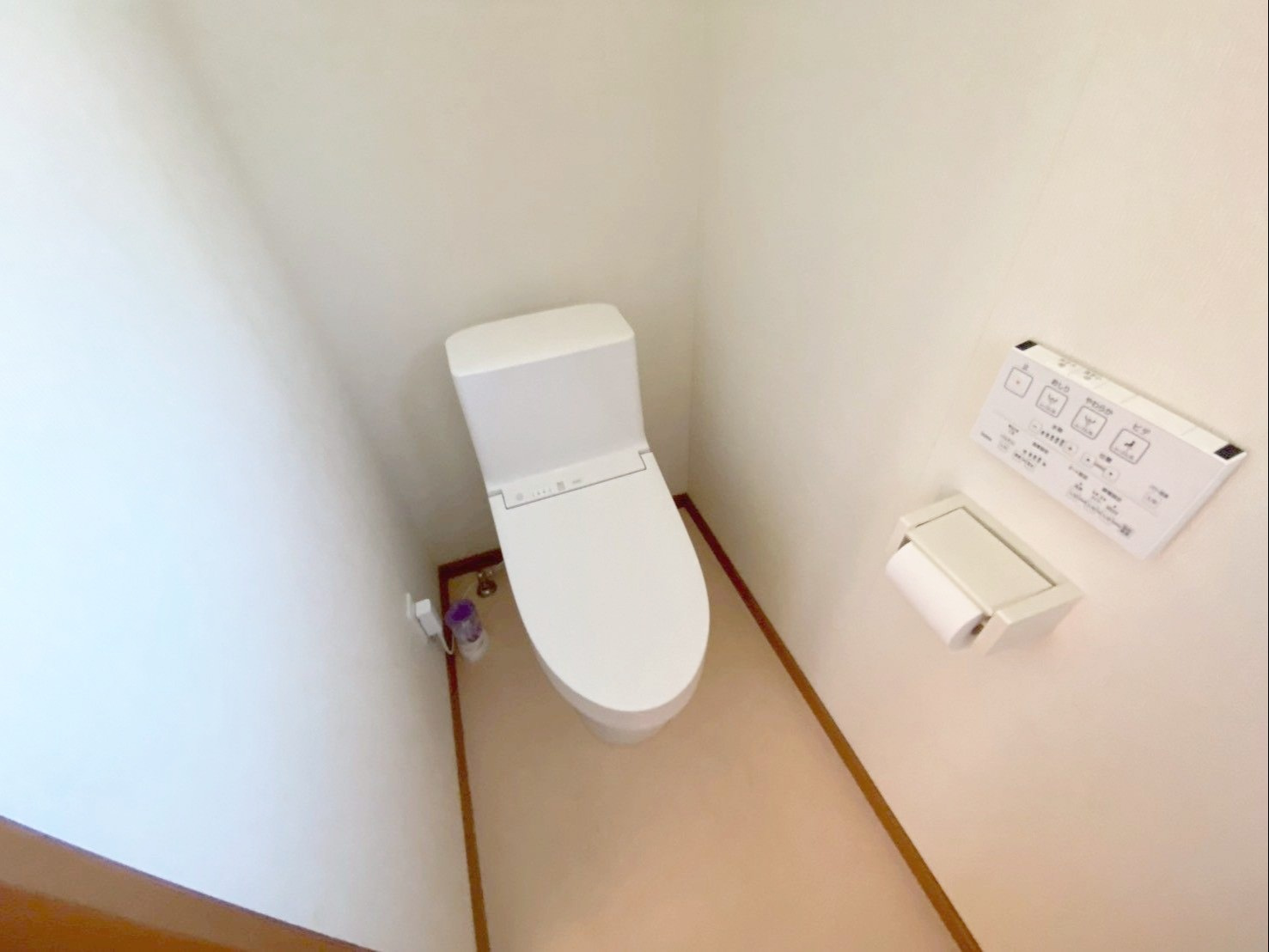 快適にお使いいただける温水洗浄便座のトイレです！