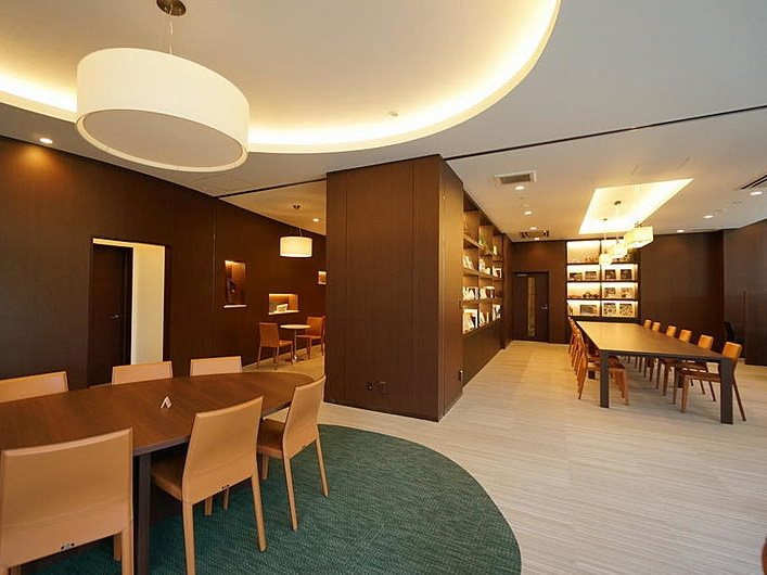 ■1階共有部のカフェコーナーです。