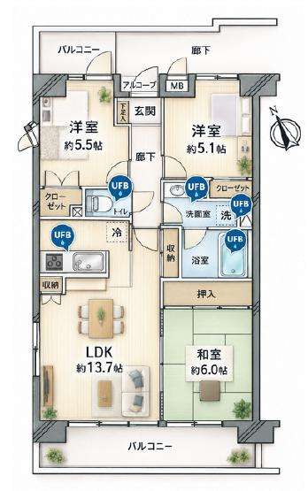 間取り：313004949633