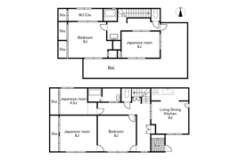 目白台2丁目　所有権　中古戸建の間取り