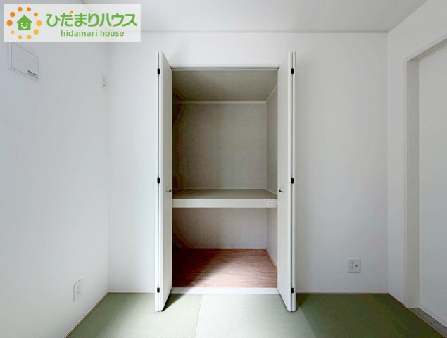 和室にも大容量のクローゼット完備！　お布団やお子様のおもちゃなどがスッキリ収納できますね(^^♪