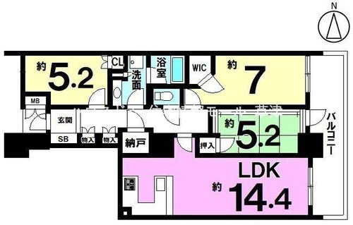【ザ・草津タワーの間取り】