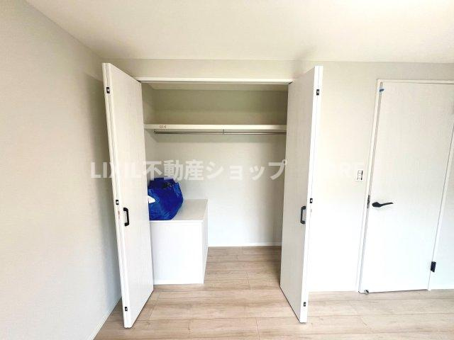 全居室にクローゼットを完備！居室空間をより広く隅々までお使いいただけますね。