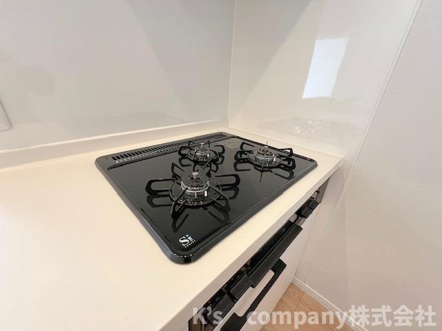 三口ガスコンロでお料理の幅が広がります◇