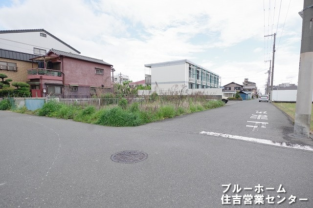 別角度からの前面道路です！