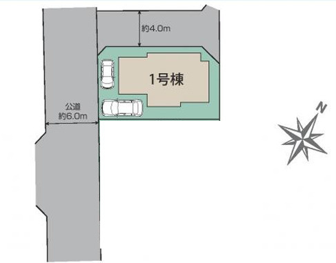 1号棟　土地図