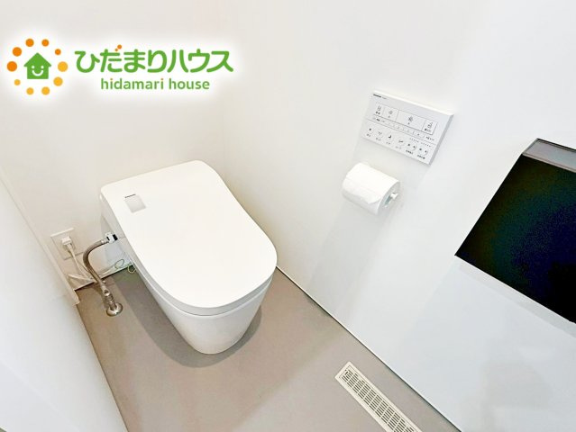 1・2階にトイレあるため、同時に利用でき混雑を避けられますね