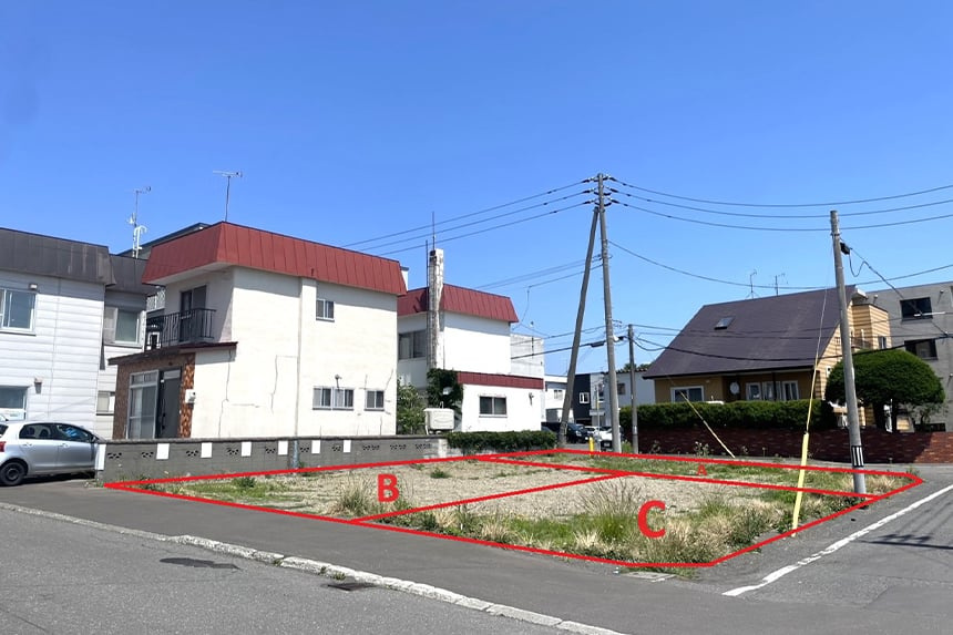 前面道路含む現地写真