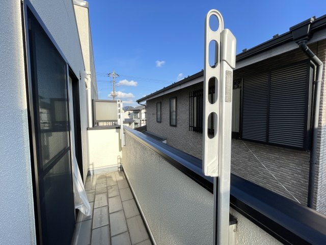 物干し付きで外干しもばっちりです。