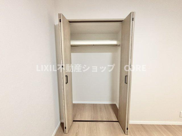 全居室にクローゼットを完備！居室空間をより広く隅々までお使いいただけますね。