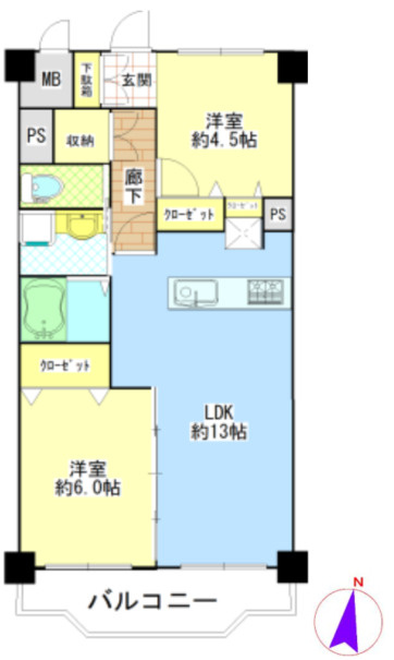 2LDK